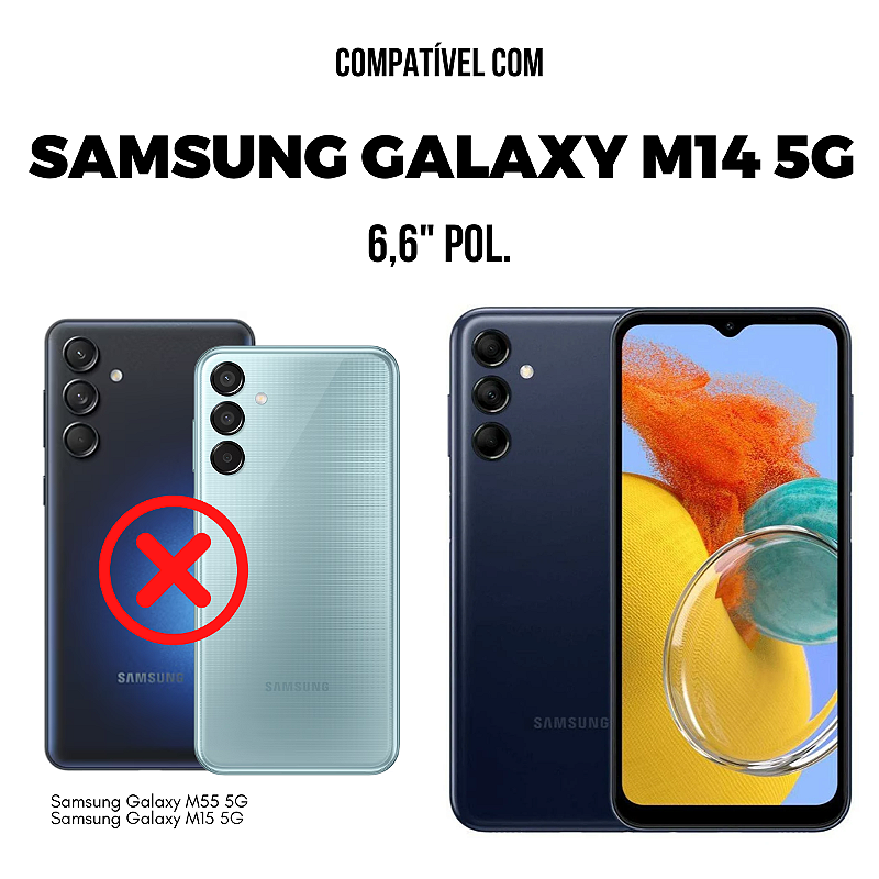 Película para Samsung Galaxy M14 5G - Traseira de Fibra de Carbono - Gshield