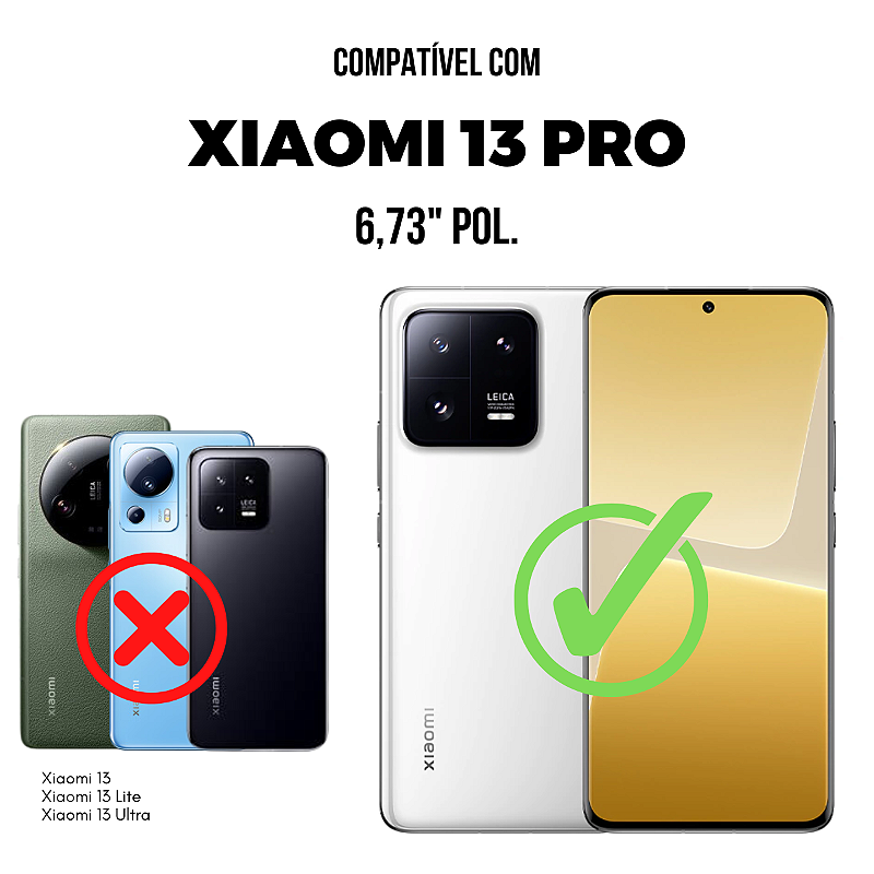 Película para Xiaomi 13 Pro 5G - Traseira de Fibra de Carbono Preta - Gshield