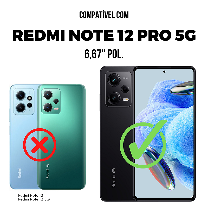 Película para Xiaomi Redmi Note 12 Pro 5G - Traseira de Fibra de Carbono Preta - Gshield