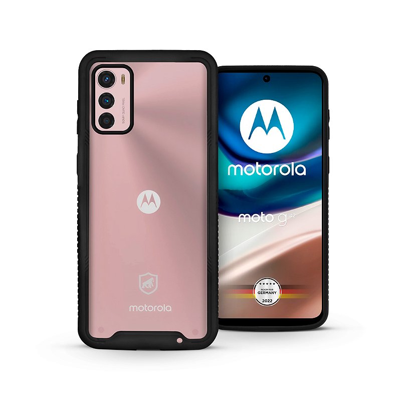 Capa para Motorola Moto G42 - Stronger Preta - Gshield