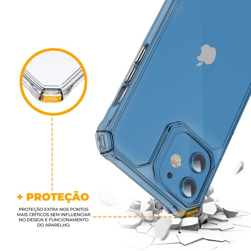 Combo 4 em 1 - Capas para iPhone 12 Mini - Gshield