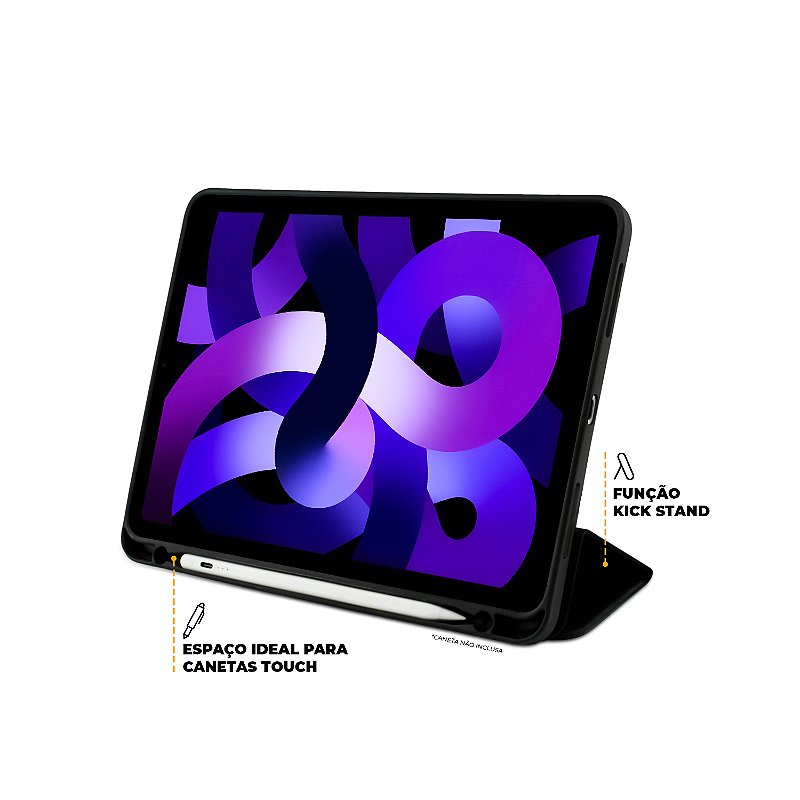 Capa para iPad Air 4 10.9 2020 / iPad Air 5 10.9 2022  - Clear View - Gshield