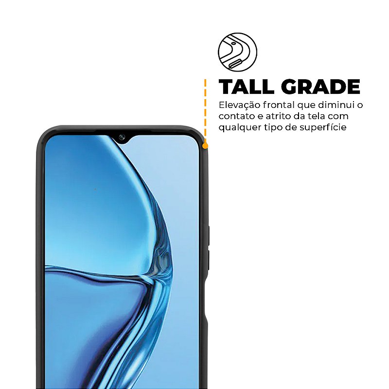 Capa para Infinix Hot 20 - Symetric Preta - Gshield