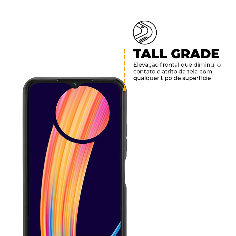 Capa para Infinix Hot 30i - Symetric Preta - Gshield - foto 2