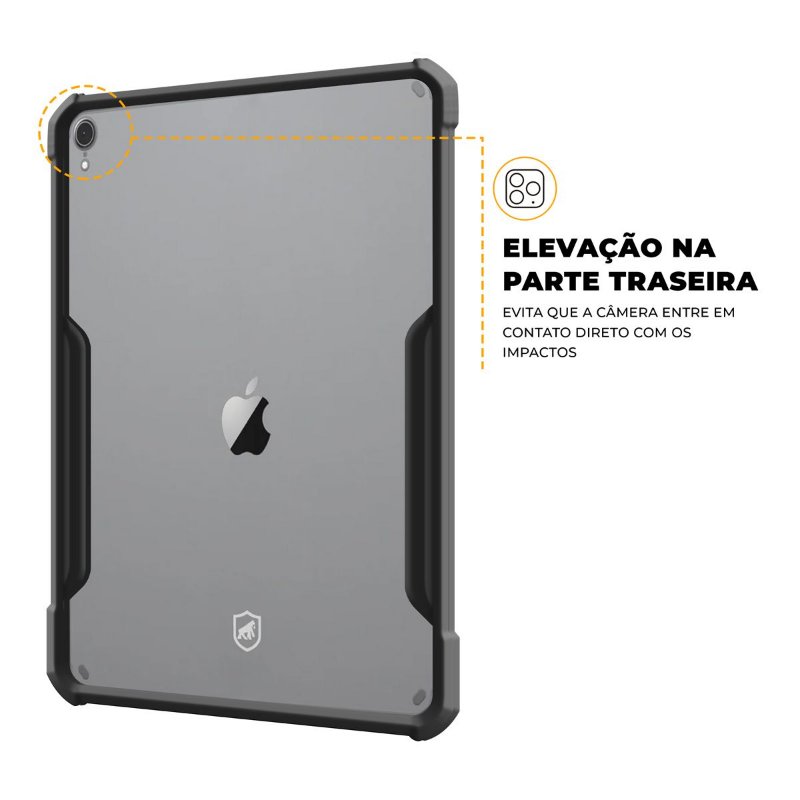 Kit Capa Dual Shock X e Caneta Dinamic para iPad Pro 11 - Gshield