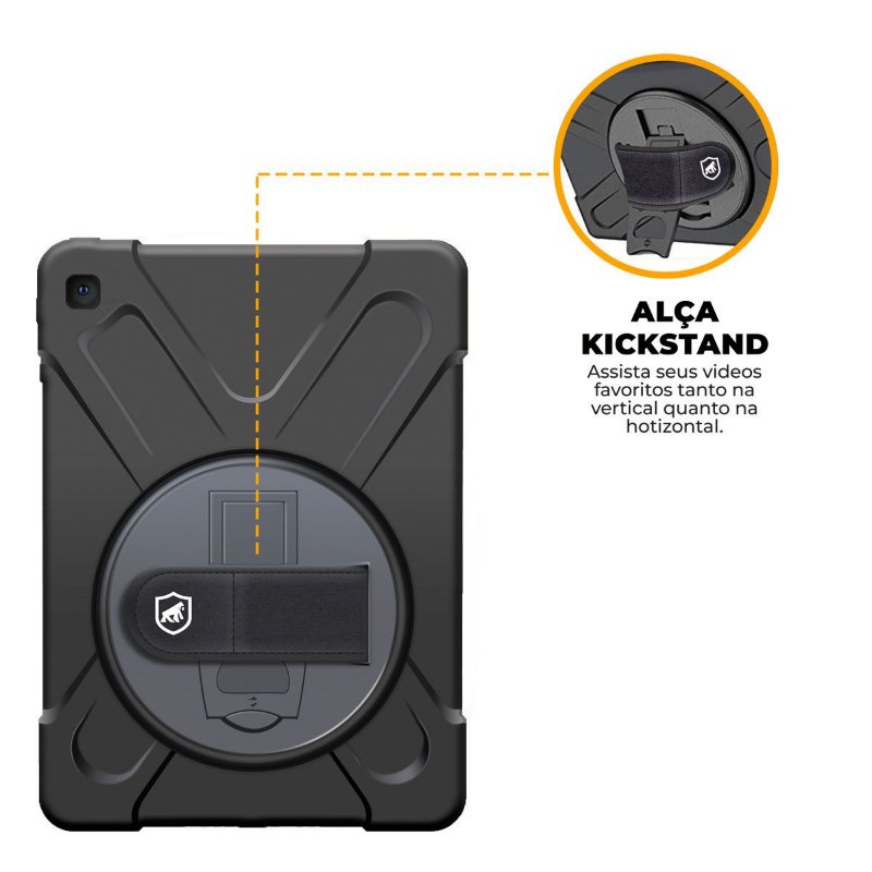 Kit Capa Phantom e Caneta Dinamic para Samsung Galaxy Tab A7 10.4 T500 - Gshield