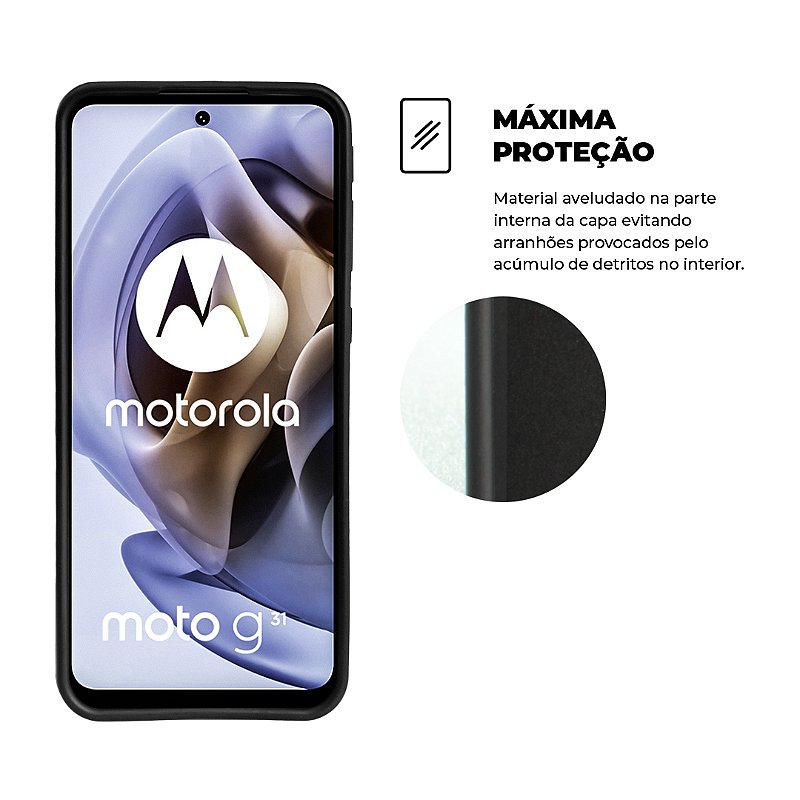 Capa para Motorola Moto G31 - Silicon Veloz - Gshield
