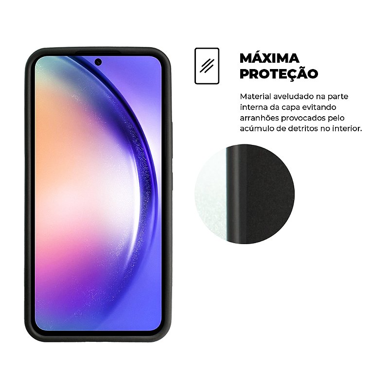 Capa para Samsung Galaxy A54 - Silicon Veloz - Gshield - foto 2