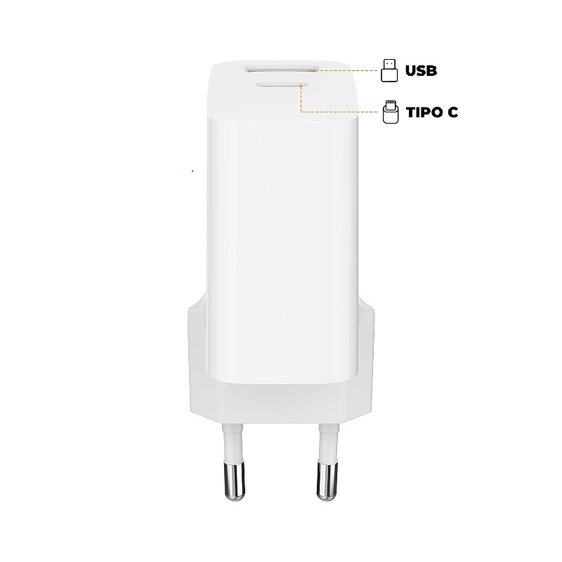 Carregador de Parede Turbo Delivery QC 4.0 33W - USB-A / Tipo C - Gshield - foto 4