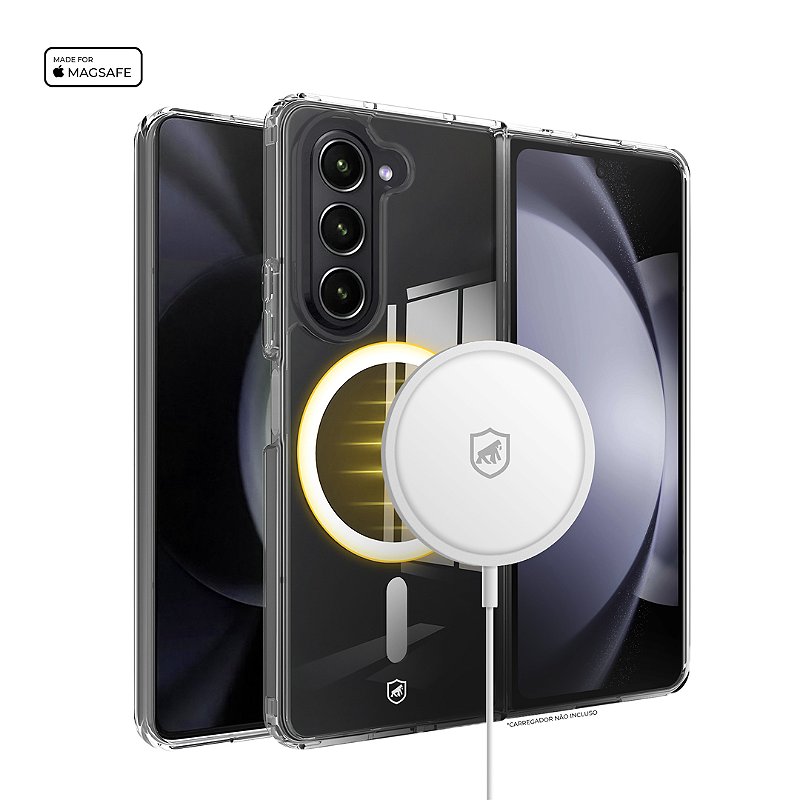 Capa para Samsung Galaxy Z Fold 5 - MagSafe Transparente - Gshield