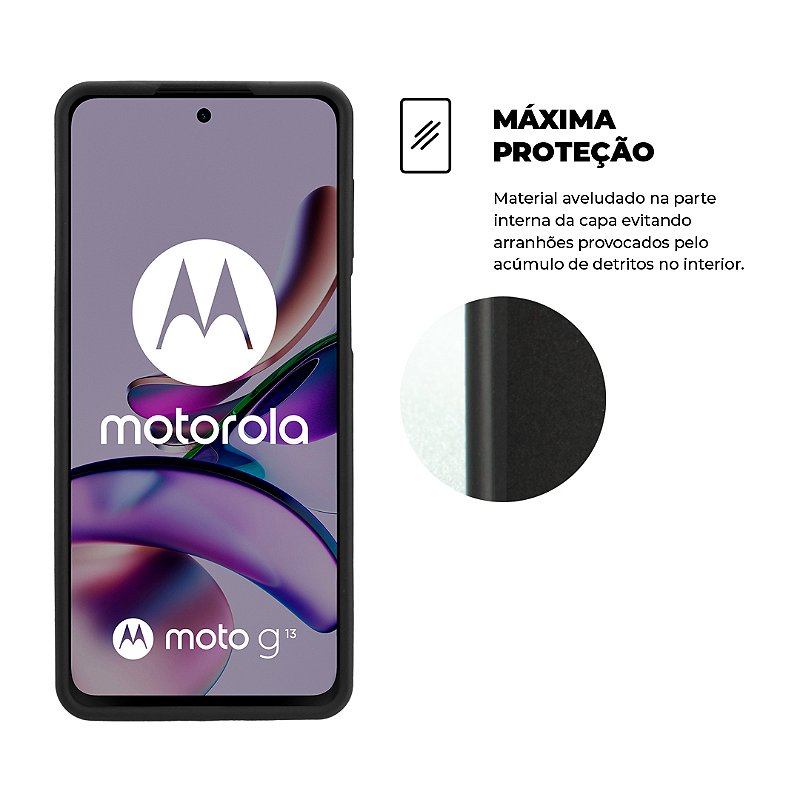 Capa para Motorola Moto G13 - Silicon Veloz - Gshield