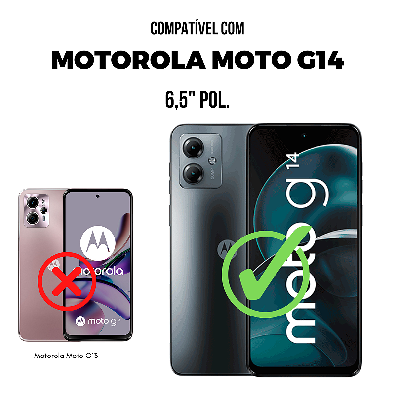 Capa para Motorola Moto G14 - Silicon Veloz - Gshield