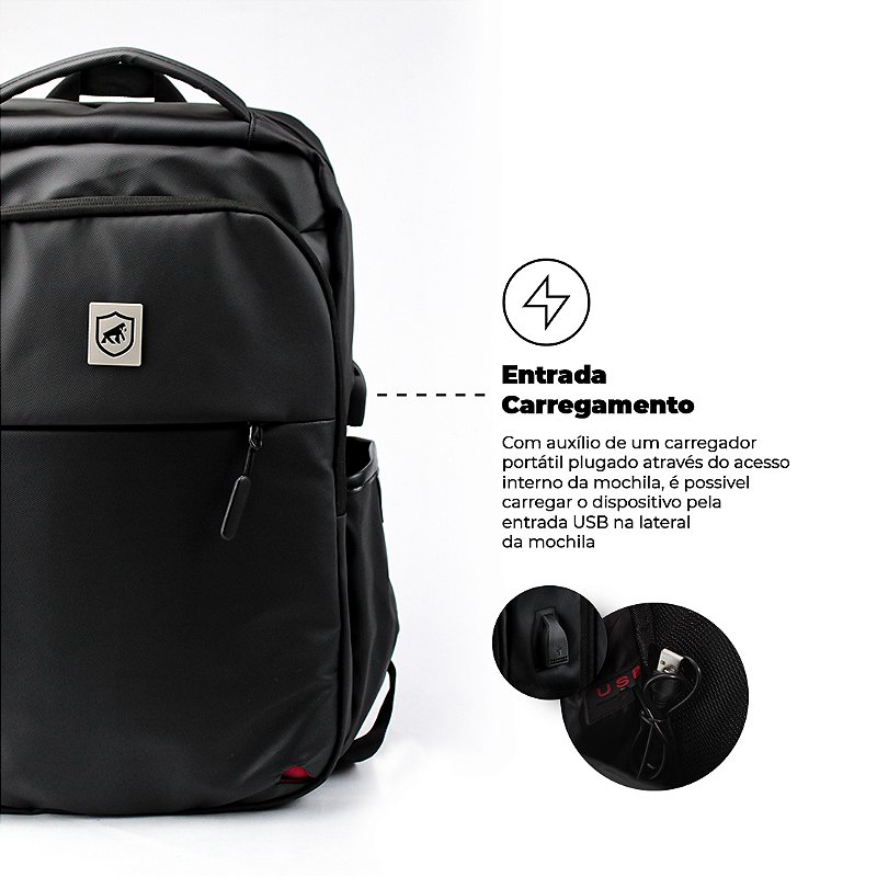 Mochila Guardian + Mala de Bordo para Viagem Armor - Gshield - foto 3