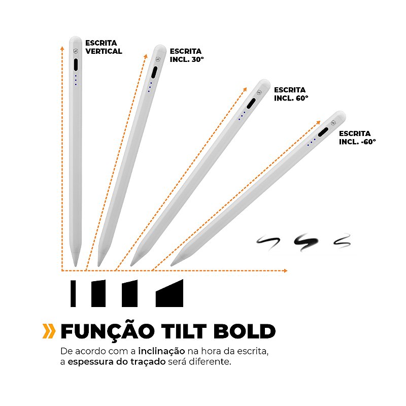 Caneta Touch Capacitiva Pro + Suporte Universal de Mesa Easy Stand GRÁTIS - Gshield