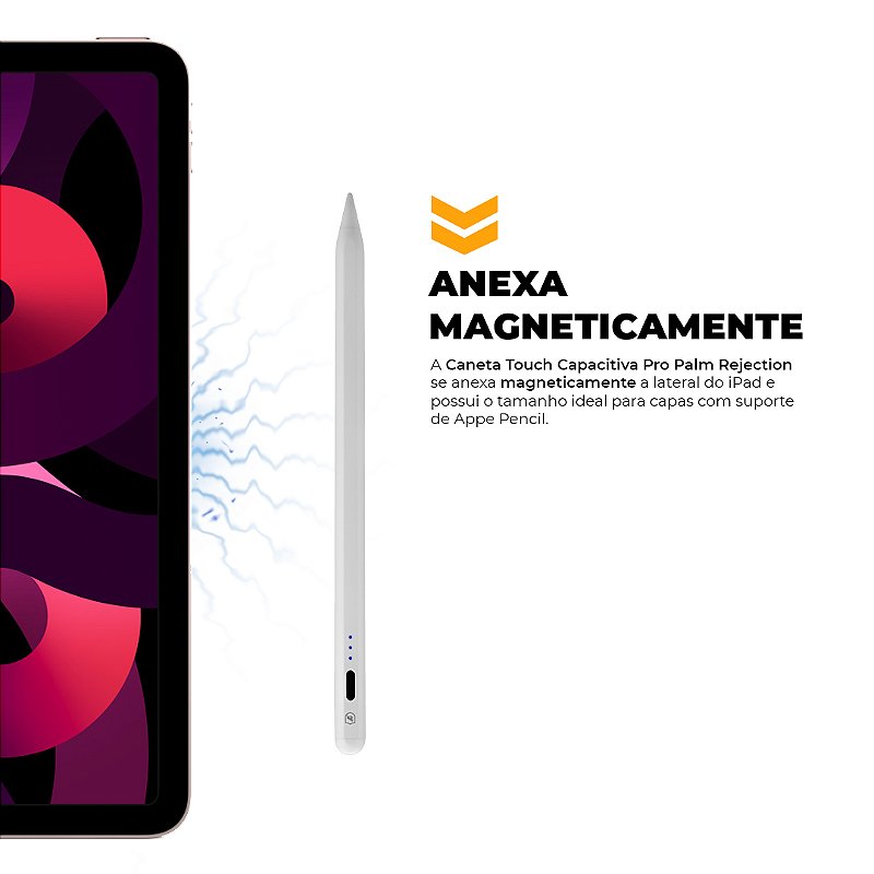 Caneta Touch Capacitiva Pro + Suporte Universal de Mesa Easy Stand GRÁTIS - Gshield