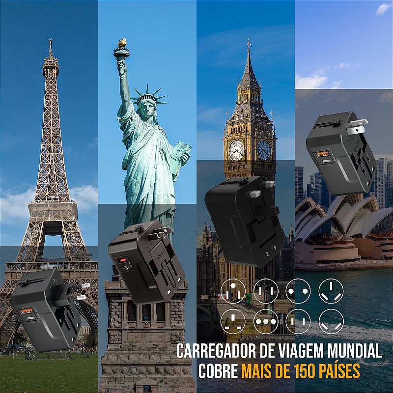 Carregador e Adaptador Universal Turbo Power Delivery - Gshield - foto 9