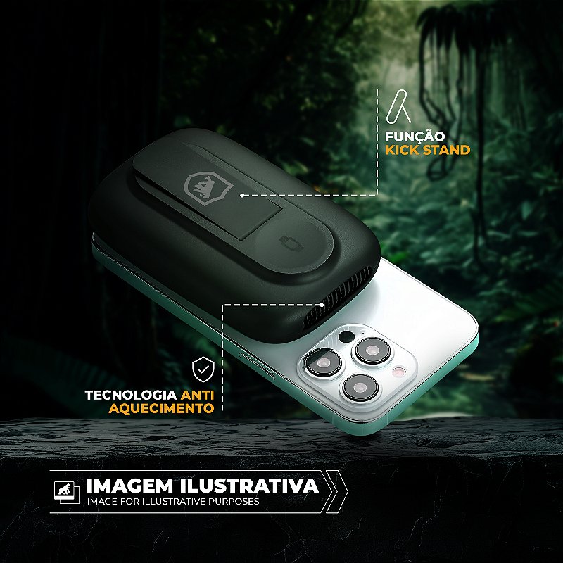 Carregador Portátil 2 em 1 Wireless Magsafe 10.000 mAh - Preto - Survivor - Gshield