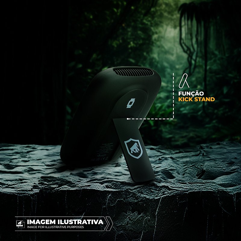 Carregador Portátil 2 em 1 Wireless Magsafe 10.000 mAh - Preto - Survivor - Gshield