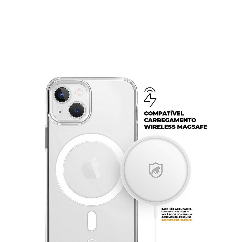 Capa para iPhone 15 - MagSafe Crystal Armor - NÃO AMARELA - Gshield - foto 5