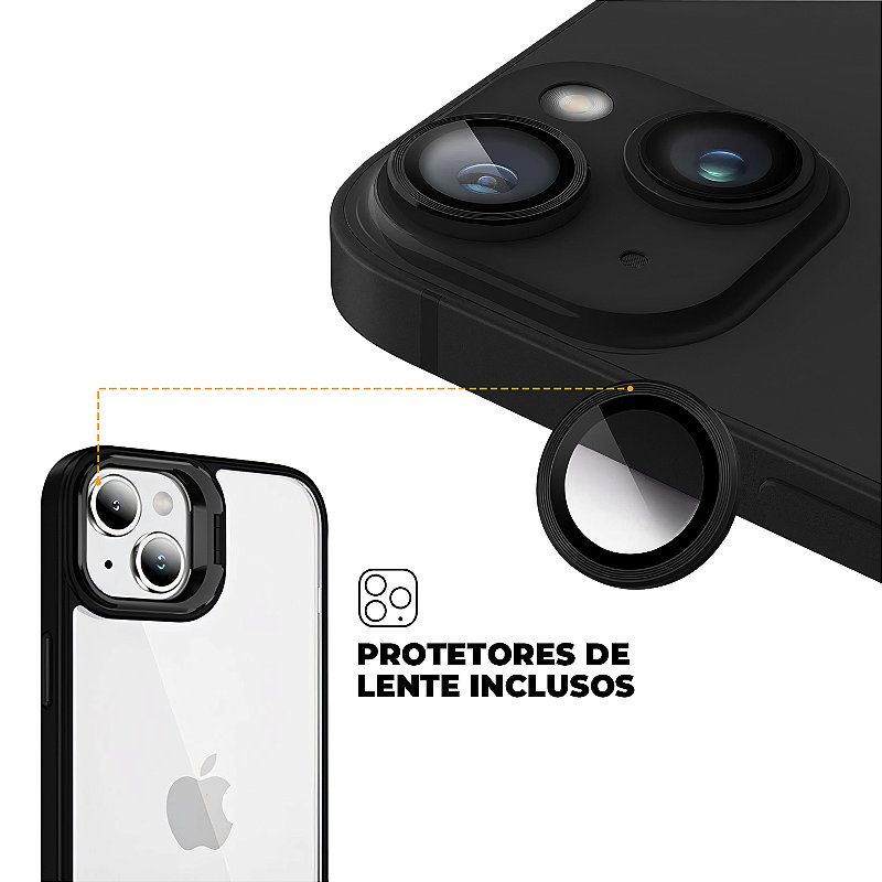 Capa para iPhone 14 - Gravity Preta - Gshield