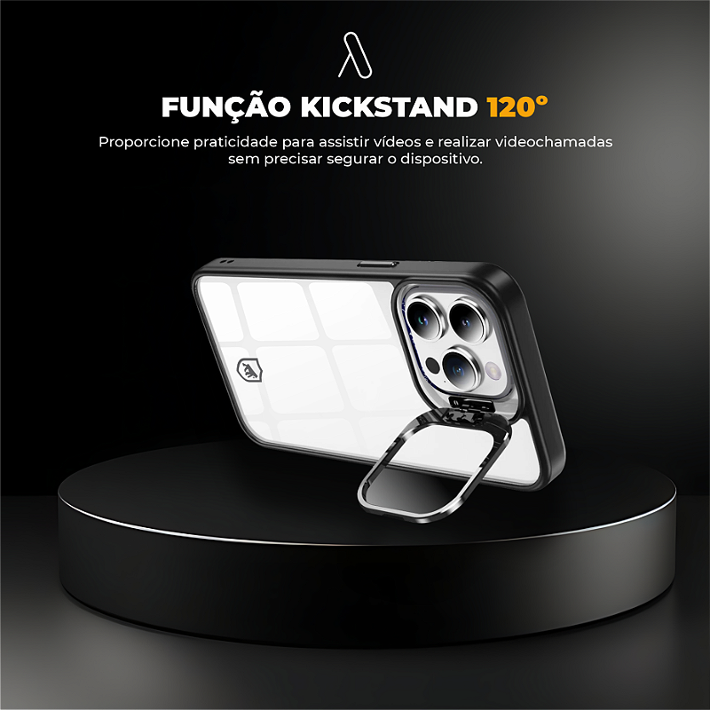 Capa para iPhone 14 Pro - Gravity Preta - Gshield