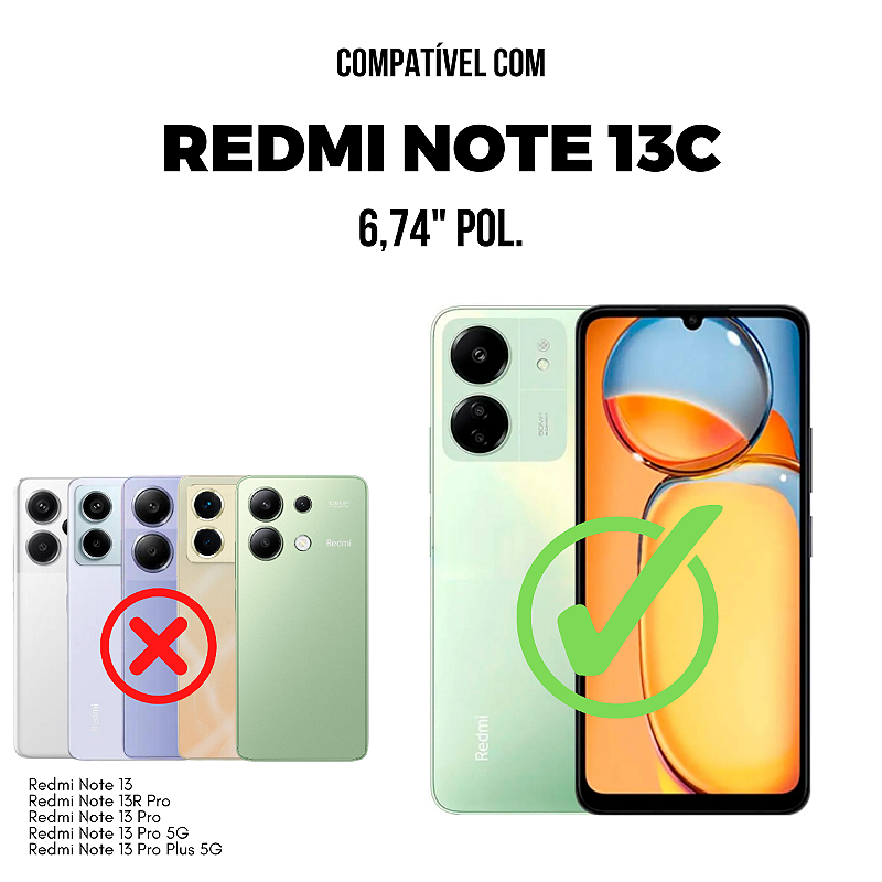 Película para Xiaomi Redmi 13C - Traseira de Fibra de Carbono - Gshield