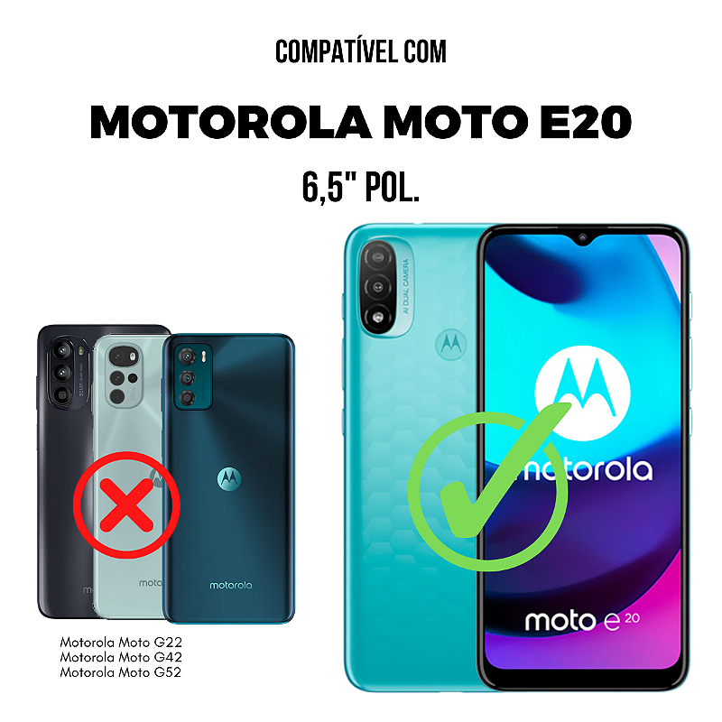 Capa para Motorola Moto E20 - Dinamic Cam Protection - Gshield - foto 2