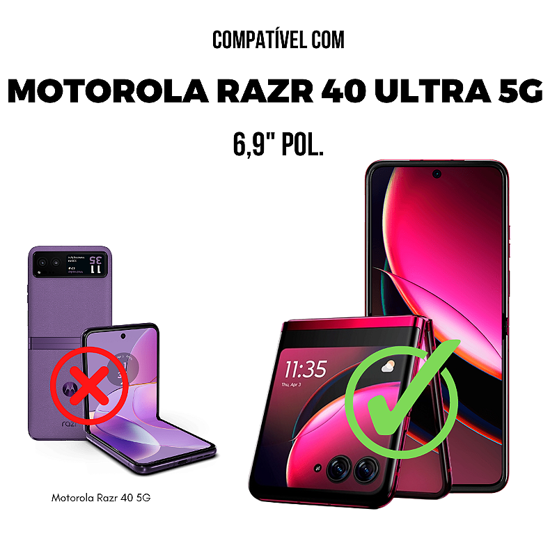 Capa para Motorola Moto Razr 40 Ultra - Dinamic Cam Protection - Gshield