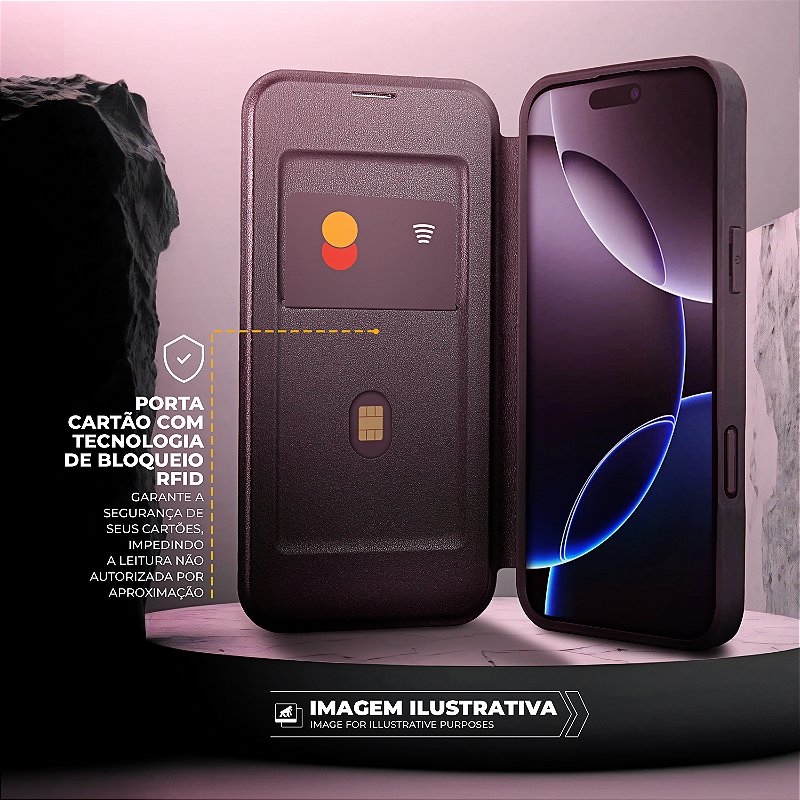 Capa para iPhone 15 Pro - Carteira Dual - Gshield