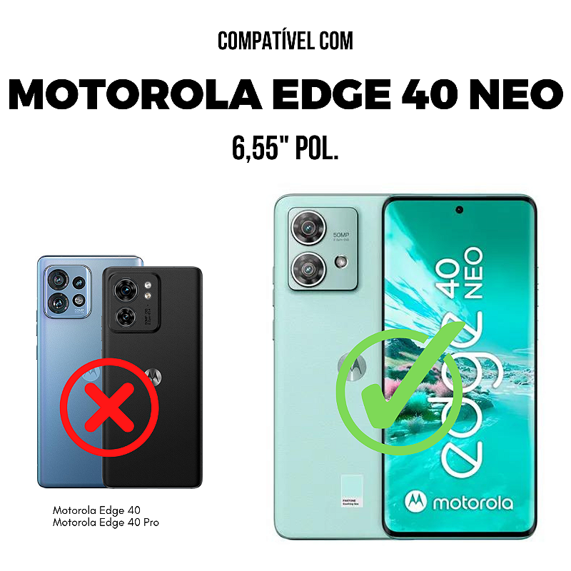 Capa para Motorola Moto Edge 40 Neo - Silicon Veloz - Gshield
