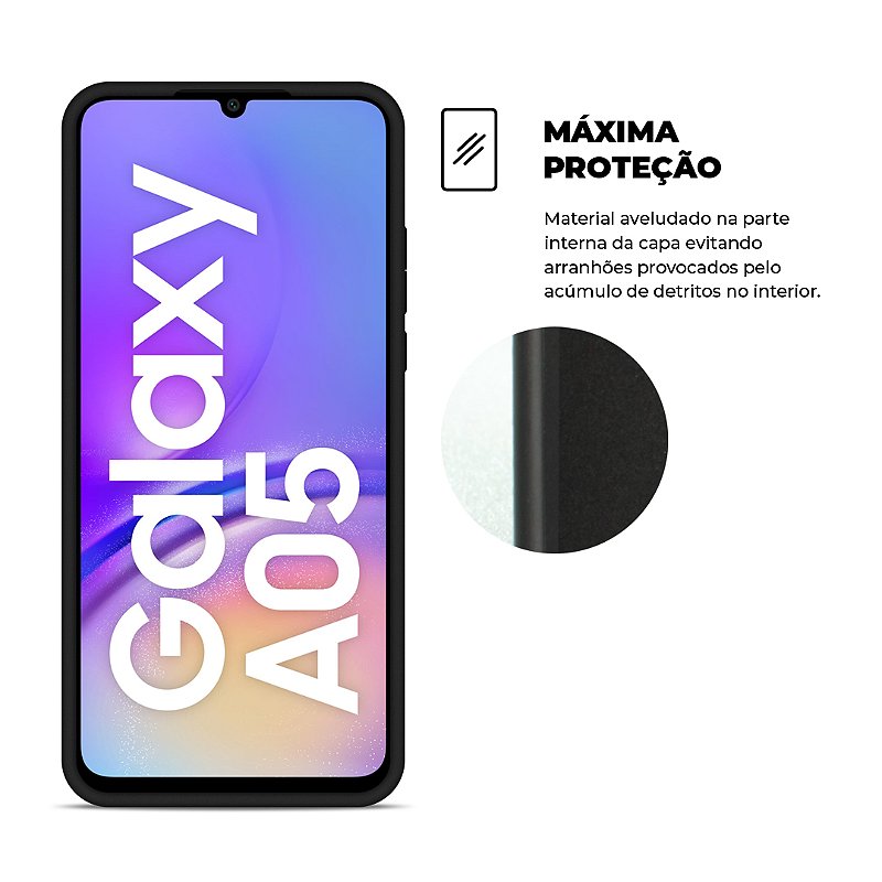 Capa para Samsung Galaxy A05 - Silicon Veloz - Gshield
