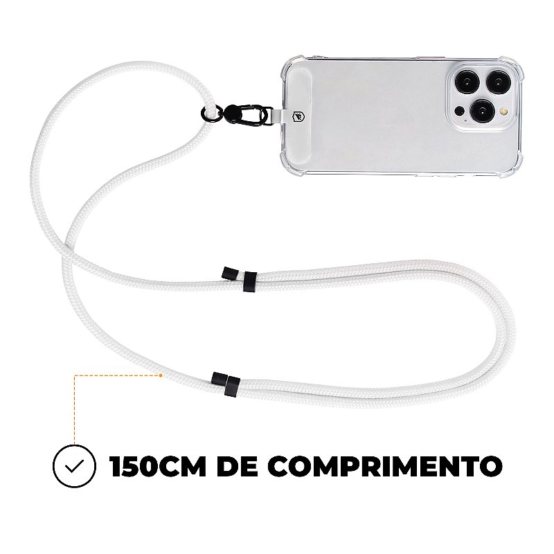Cordão Phone Strap Armor - Branco - Gshield