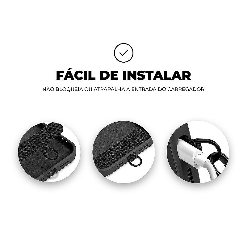 Cordão Phone Strap Armor - Branco - Gshield
