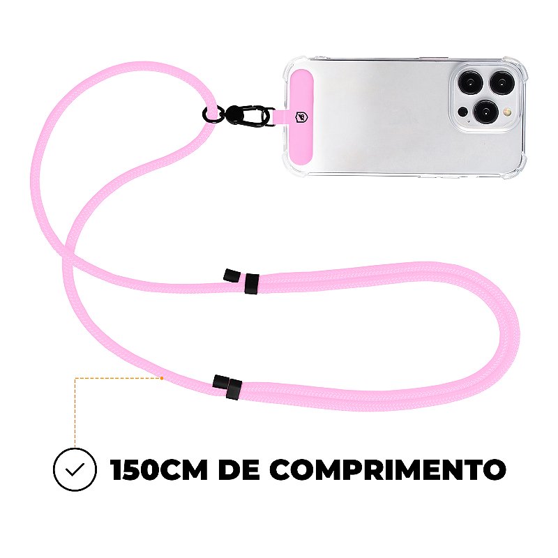 Cordão Phone Strap Armor - Rosa - Gshield