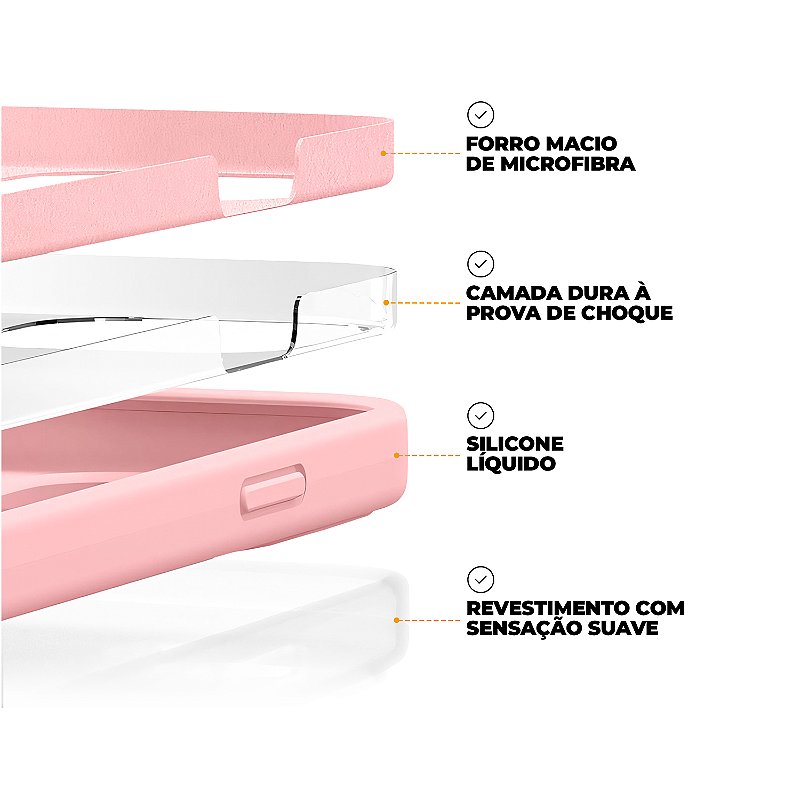 Capa para iPhone 11 - Silicon Premium Rosa - Gshield - foto 3