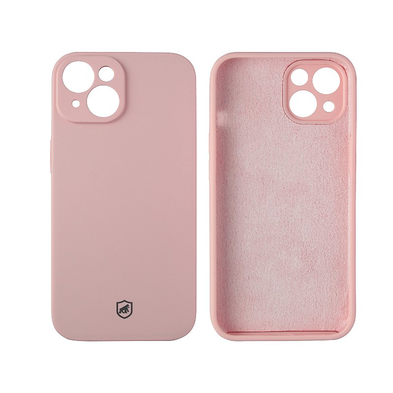 Capa para iPhone 14 - Silicon Premium Rosa - Gshield