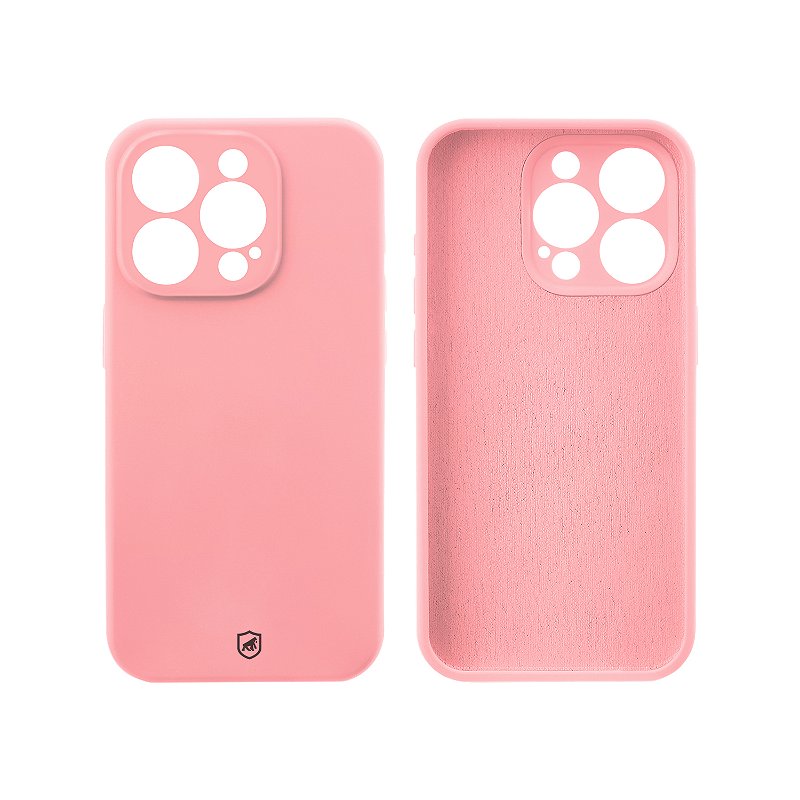 Capa para iPhone 14 Pro - Silicon Premium Rosa - Gshield