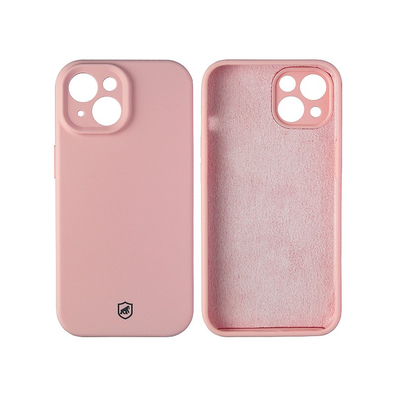 Capa para iPhone 15 - Silicon Premium Rosa - Gshield - foto 5