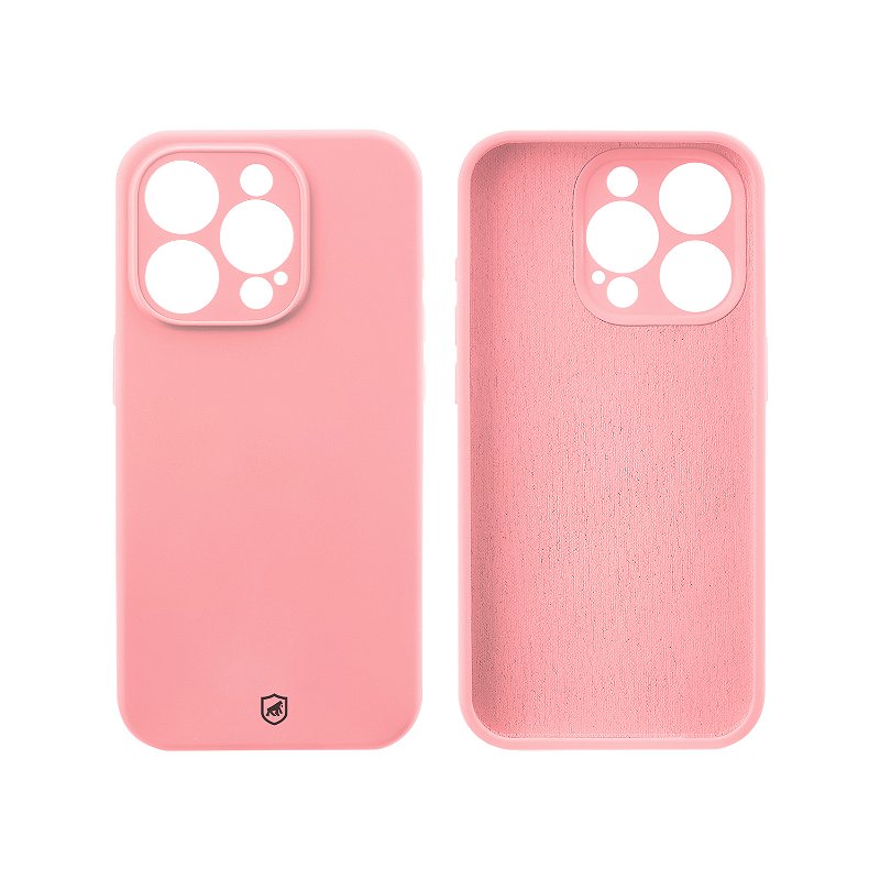 Capa para iPhone 15 Pro Max - Silicon Premium Rosa - Gshield
