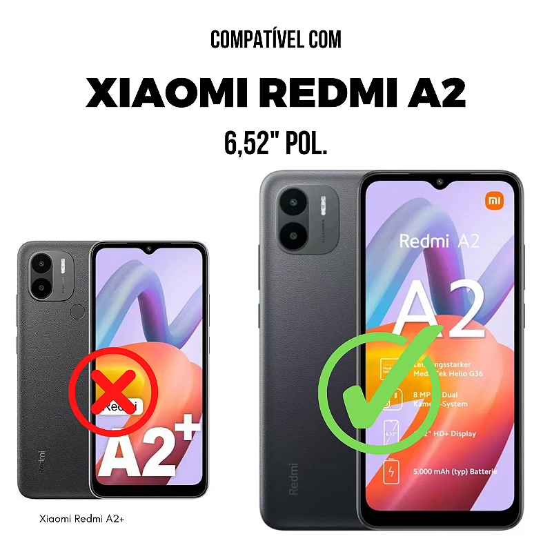 Película para Xiaomi Redmi A2 - Traseira de Fibra de Carbono Preta - Gshield