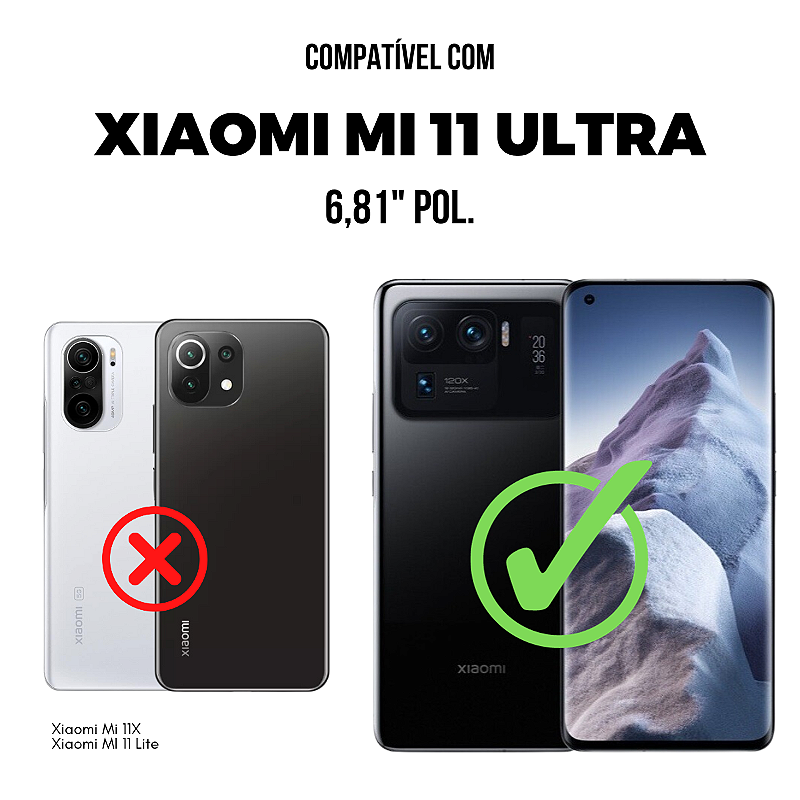 Película para Xiaomi Mi 11 Ultra - Frente e Verso - Full Body Armor 360° - Gshield