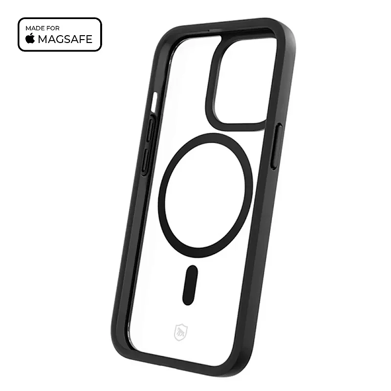 Kit Capa Magsafe Preta e Pelicula Ultra Glass Preta para iPhone 15 Pro Max - Gshield