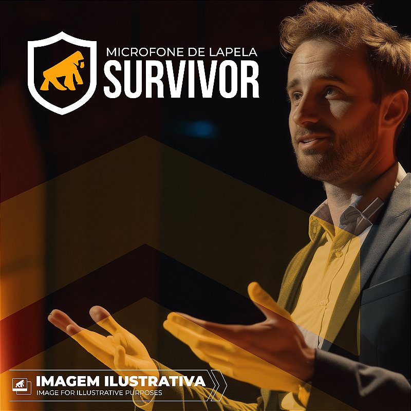 Microfone de Lapela Profissional Sem Fio - Survivor - Tipo C com Adaptador Lightning - Gshield - foto 6