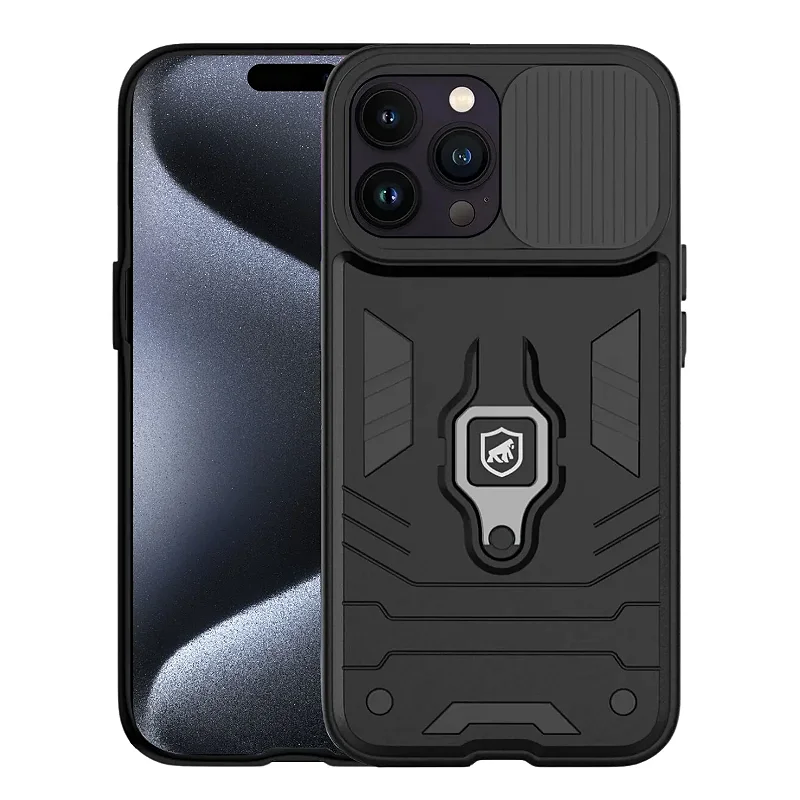 Kit Capa Defender e Película Defender Pro Privacidade para iPhone 15 Pro - Gshield