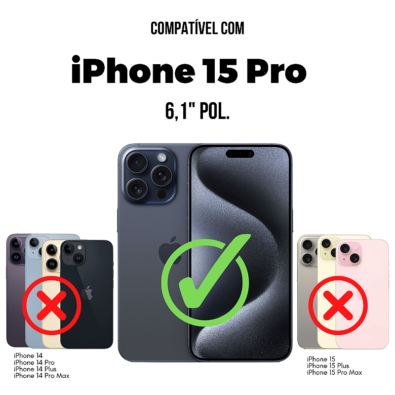 Kit Capa Defender e Película Defender Pro Privacidade para iPhone 15 Pro - Gshield