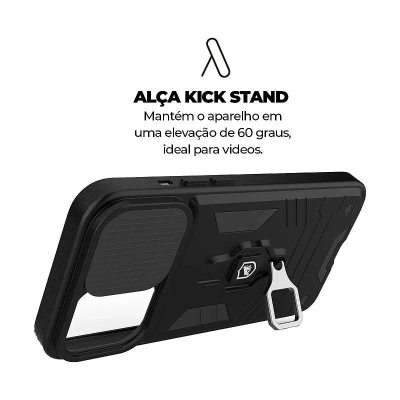 Kit Capa Defender e Película Defender Pro Privacidade para iPhone 15 Pro Max - Gshield