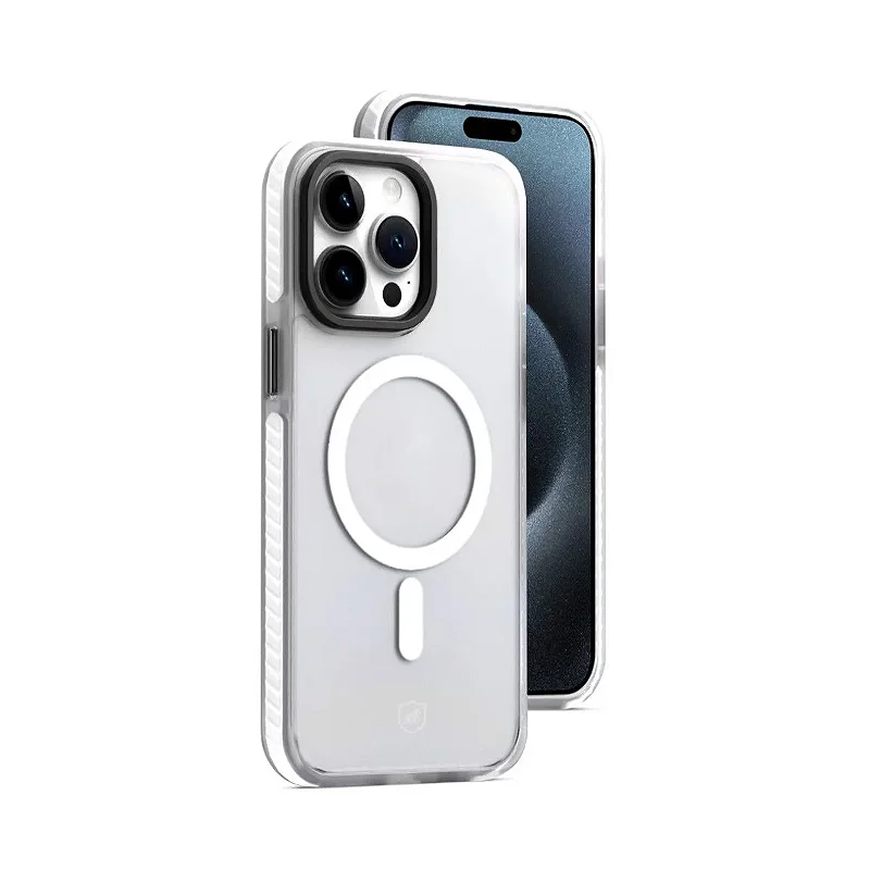 Kit Capa Magsafe Pro Transparente e Pelicula Ultra Glass para iPhone 15 Pro - Gshield