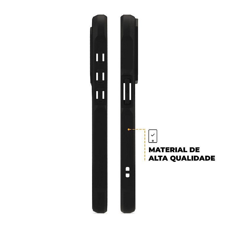 Kit Capa Dual Shock Sense e Pelicula Ultra Glass para iPhone 15 Pro - Gshield