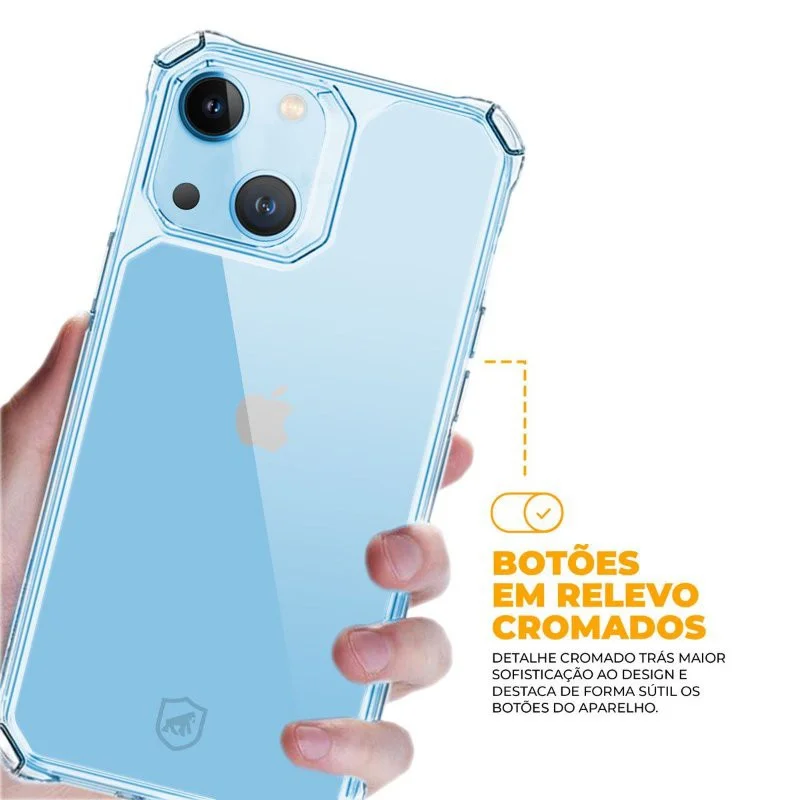 Kit Capa Clear Proof e Película Defender Pro Privacidade para iPhone 15 - Gshield