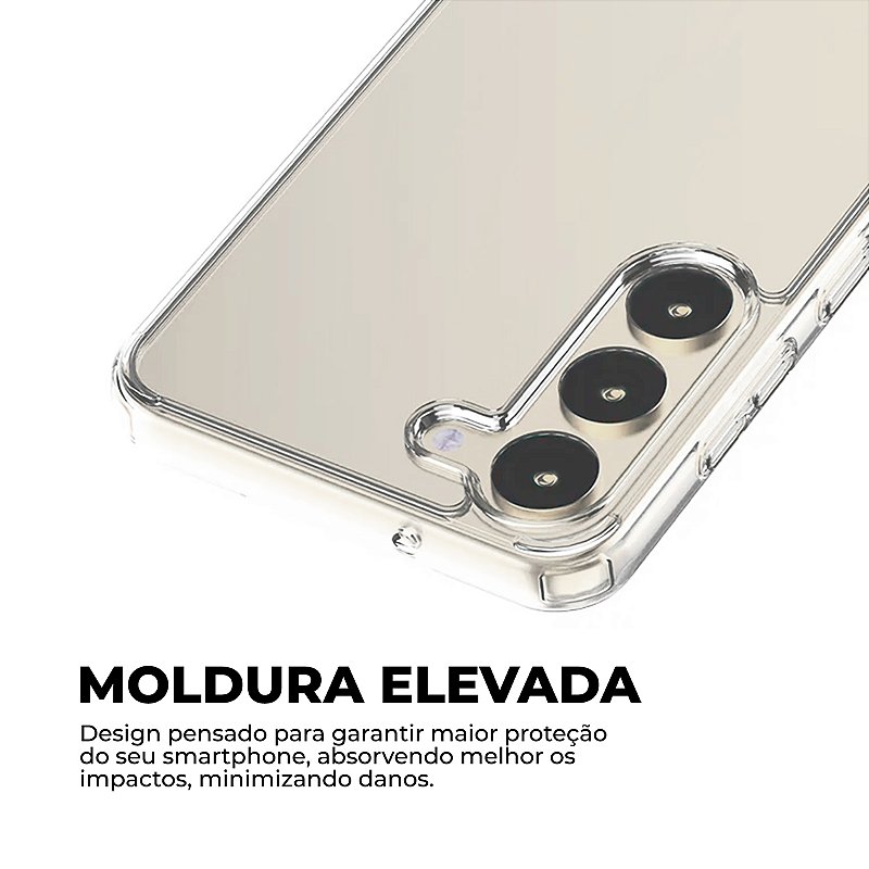 Kit Capa Clear e Película Dual Glass para Samsung Galaxy S23 Plus - Gshield